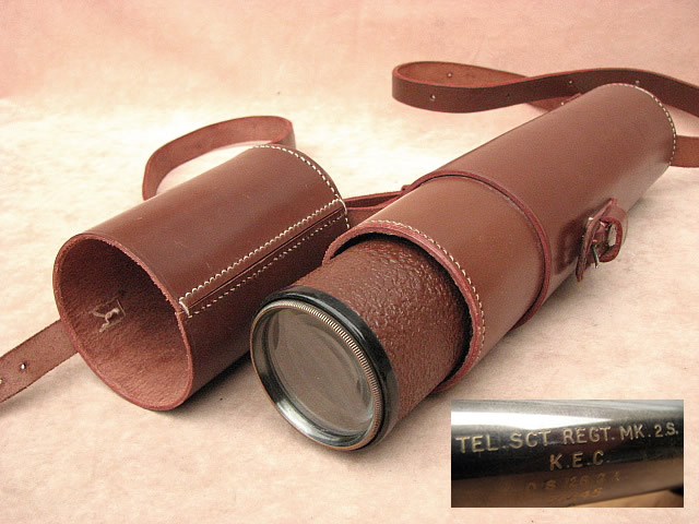 WW2 Scout Regiment telescope fully extended with rayshade